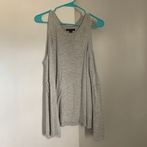 Cold shoulder sweater